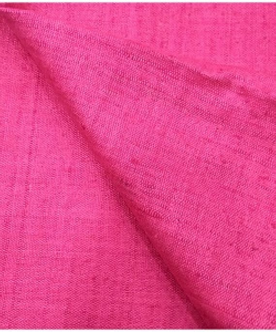PURE DOUBLE MATKA SILK DARK  PINK PLAIN FABRIC