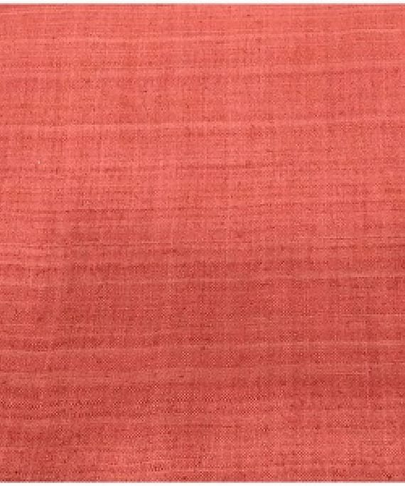PURE DOUBLE MATKA SILK RUST ORANGE PLAIN FABRIC
