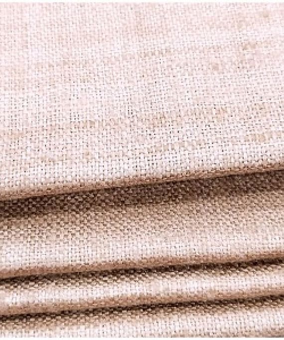 PURE DOUBLE MATKA SILK LIGHT BROWN PLAIN FABRIC