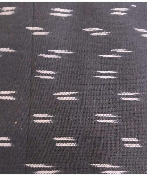 DARK BLUE COTTON IKKAT