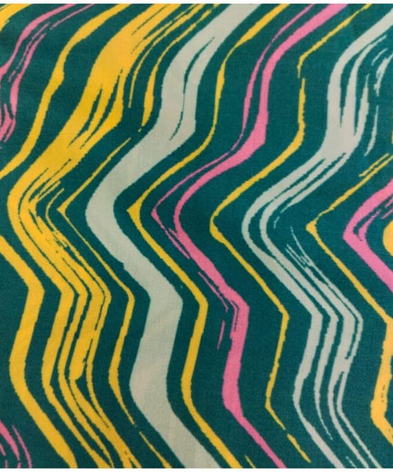 DARK GREEN ABSTRACT MODAL SATIN DIGITAL PRINT